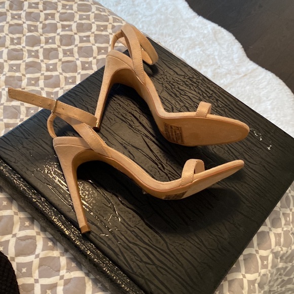 Forever 21 New never worn Blush faux suede 4 inch heels - Picture 4 of 7